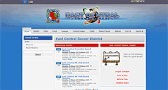 Desktop Screenshot of ecdsoccer.org